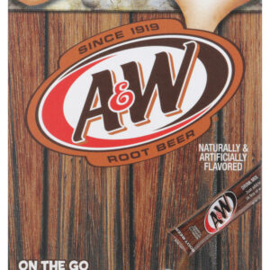 A&W: Root Beer Powder Drink Mix 6 Packets, 0.53 oz