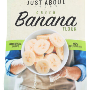 JUST ABOUT FOODS: Organic Green Banana Flour, 1 lb