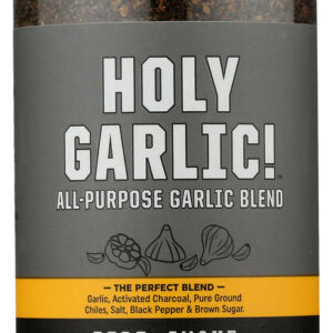 FIRE AND SMOKE: Holy Garlic All Purpose Blend Seasoning, 10 oz