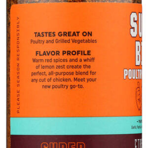 FIRE AND SMOKE: Rub Spice Super Bird, 10 oz