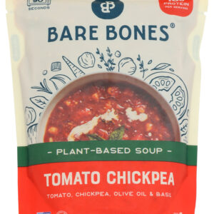 BARE BONES: Soup Chickpea Tomato Pb, 10 oz