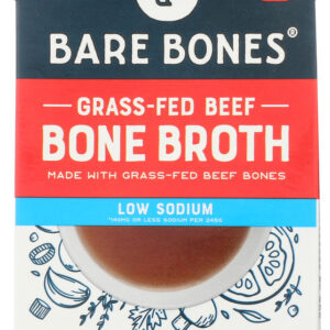 BARE BONES: Broth Beef Bone Low Sodium Grf, 16 oz