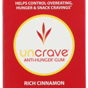 UNCRAVE: Rich Cinnamon Anti Hunger Gum 7Pack, 14 pc