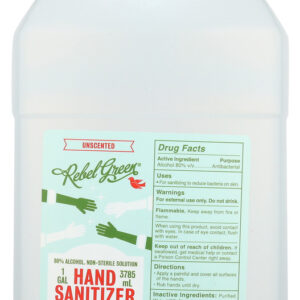 REBEL GREEN: Sanitizer Hand Unscntd, 1 ga