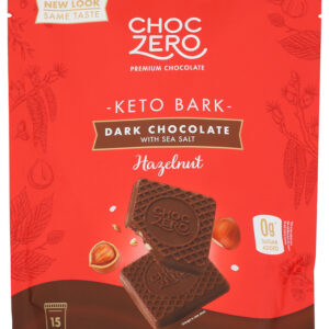 CHOCZERO: Bark Drk Choc Hzlnt, 6 oz