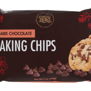 CHOCZERO: Dark Chocolate Baking Chips Sugar Free, 7 oz