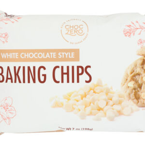 CHOCZERO: White Chocolate Baking Chips Sugar Free, 7 oz