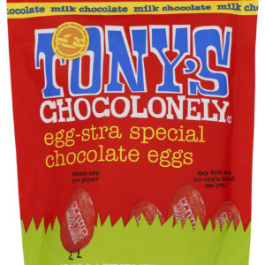TONYS CHOCOLONELY: Choc Estr Egg Milk, 6.34 oz