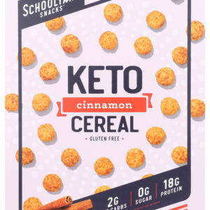 SCHOOLYARD SNACKS: Cinnamon Keto Cereal, 6 oz