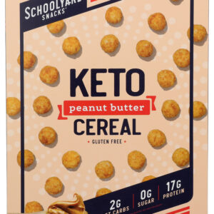 SCHOOLYARD SNACKS: Peanut Butter Keto Cereal, 6 oz