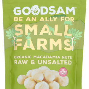 GOODSAM: Organic Macadamia Nuts Raw Unsalted, 8 oz