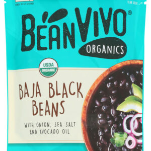BEANVIVO: Baja Black Beans Organic, 10 oz