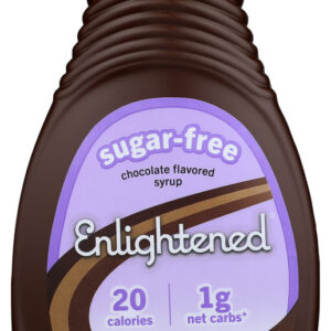 ENLIGHTENED: Sugar Free Chocolate Syrup, 15 oz