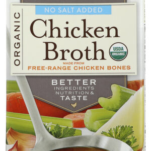 BONAFIDE: Broth Chicken No Salt Og, 32 fo