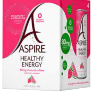 ASPIRE: Strawberry Watermelon Healthy Energy Drink 4Pk, 48 fl oz