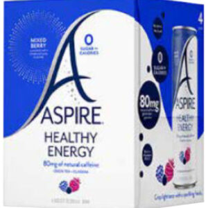 ASPIRE: Mixed Berry Healthy Energy Drink 4Pk, 48 fl oz