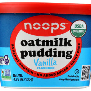 NOOPS: Pudding Oatmilk Vanl Org, 4.75 oz