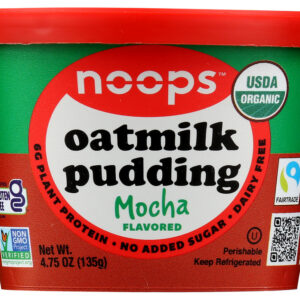 NOOPS: Pudding Oatmilk Mocha Org, 4.75 oz