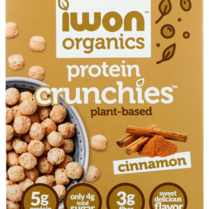 IWON ORGANICS: Crunchies Protein Cinnamn, 7 oz