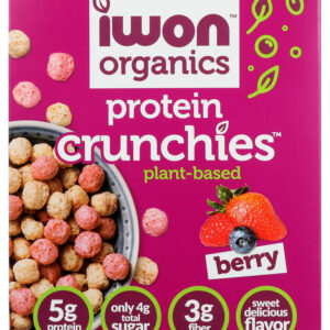 IWON ORGANICS: Crunchies Protein Berry, 7 oz