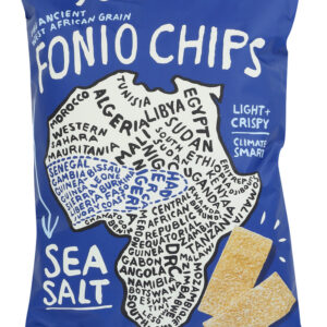 YOLELE: Sea Salt Fonio Chips, 5 oz