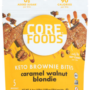 CORE FOODS: Bites Brwni Car Wal Blnd, 4.4 oz