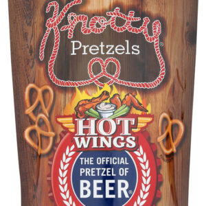 KNOTTY PRETZELS: Hot Wings Pretzels, 8 oz