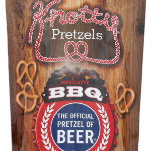 KNOTTY PRETZELS: Mesquite Bbq Pretzels, 8 oz