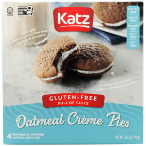 KATZ: Cream Pies Oatmeal, 6 oz