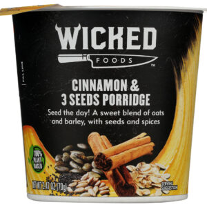 WICKED KITCHEN: Cinnamon 3 Seeds Porridge, 2.47 oz