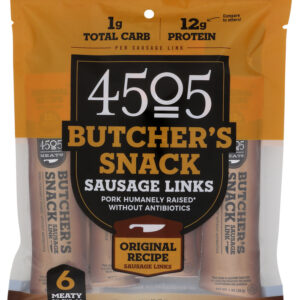 4505 MEATS: Original Sausage Link, 6 oz
