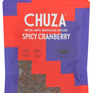 CHUZA: Spicy Dried Cranberry, 4.5 oz
