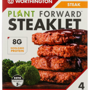 WORTHINGTON: Steaklet Meatless, 9 oz