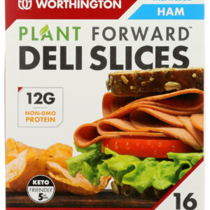 WORTHINGTON: Plant Forward Deli Slices Meatless Ham, 6.9 oz