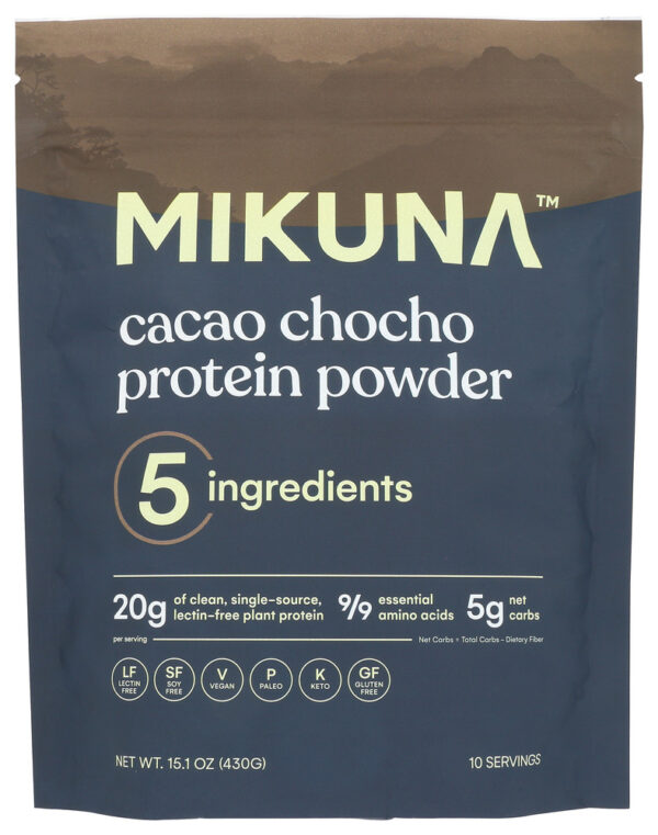 MIKUNA: Cacao Chocho Superfood Protein 10 Servings, 15.1 oz