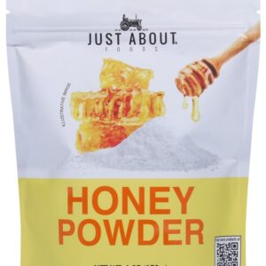 JUST ABOUT FOODS: Honey Powder Sweetener, 6 oz