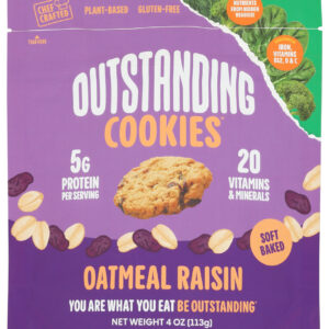 0UTSTANDING: Cookies Oatmeal Raisin, 4oz
