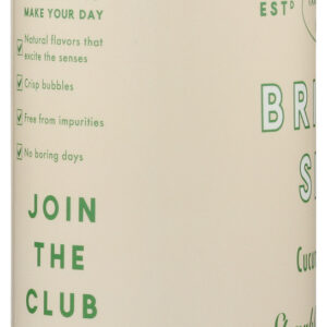 BRIGHT SIDE BEVERAGE CLUB: Sparkling Water Cucumber Lime 6Pk, 72 fl oz