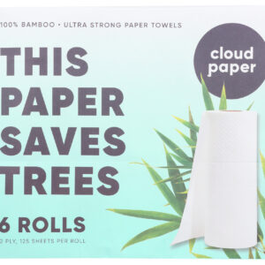 CLOUD PAPER: Towels Paper Bamboo 2ply, 12 pk