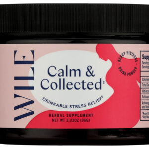 WILE: Calm and Collected Drink Mix, 3.03 oz
