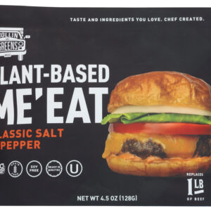 ROLLINGREENS: Classic Salt and Pepper Plant Based Meat, 4.5 oz