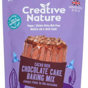 CREATIVE NATURE: Cacao Rich Chocolate Cake Baking Mix, 10.5 oz