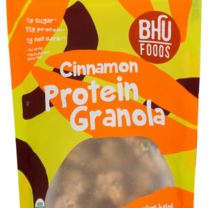 BHU FOODS: Cinnamon Protein Granola, 8 oz