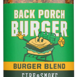 FIRE AND SMOKE: Rub Back Porch Burger, 5 OZ