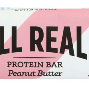 ALL REAL NUTRITION: Peanut Butter Protein Bar, 2.1 oz
