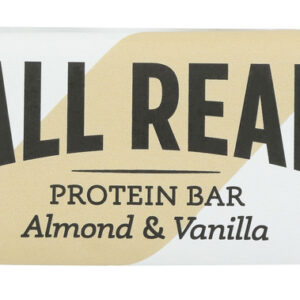 ALL REAL NUTRITION: Almond Vanilla Protein Bar, 2.1 oz