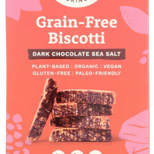 THE GREATER GOODS SNACKIN: Biscotti Dark Choc Sea Salt, 4 OZ