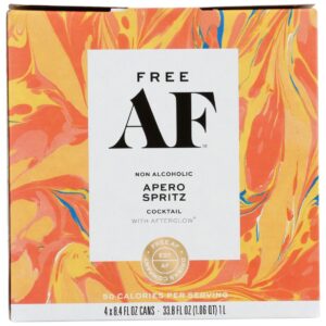 FREE AF: Non Alcoholic Apero Spritz Cocktail 4 Cans