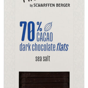 SCHARFFEN BERGER: 70 Percent Dark Chocolate with Sea Salt Flats, 6.3 oz