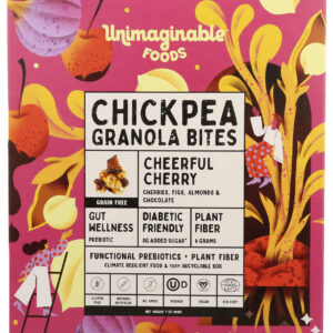 EFFI: Cheerful Cherry Chickpea Granola Bites, 7 oz